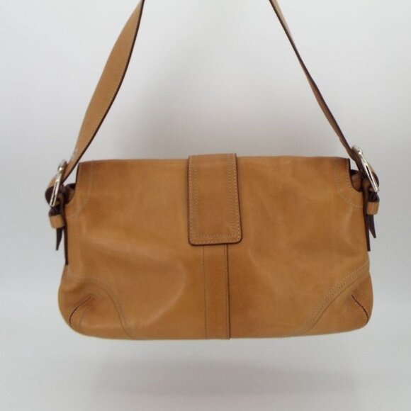 COACH 9434 Tan Leather Soho Shoulder Bag Vintage Y2K - Picture 2 of 15